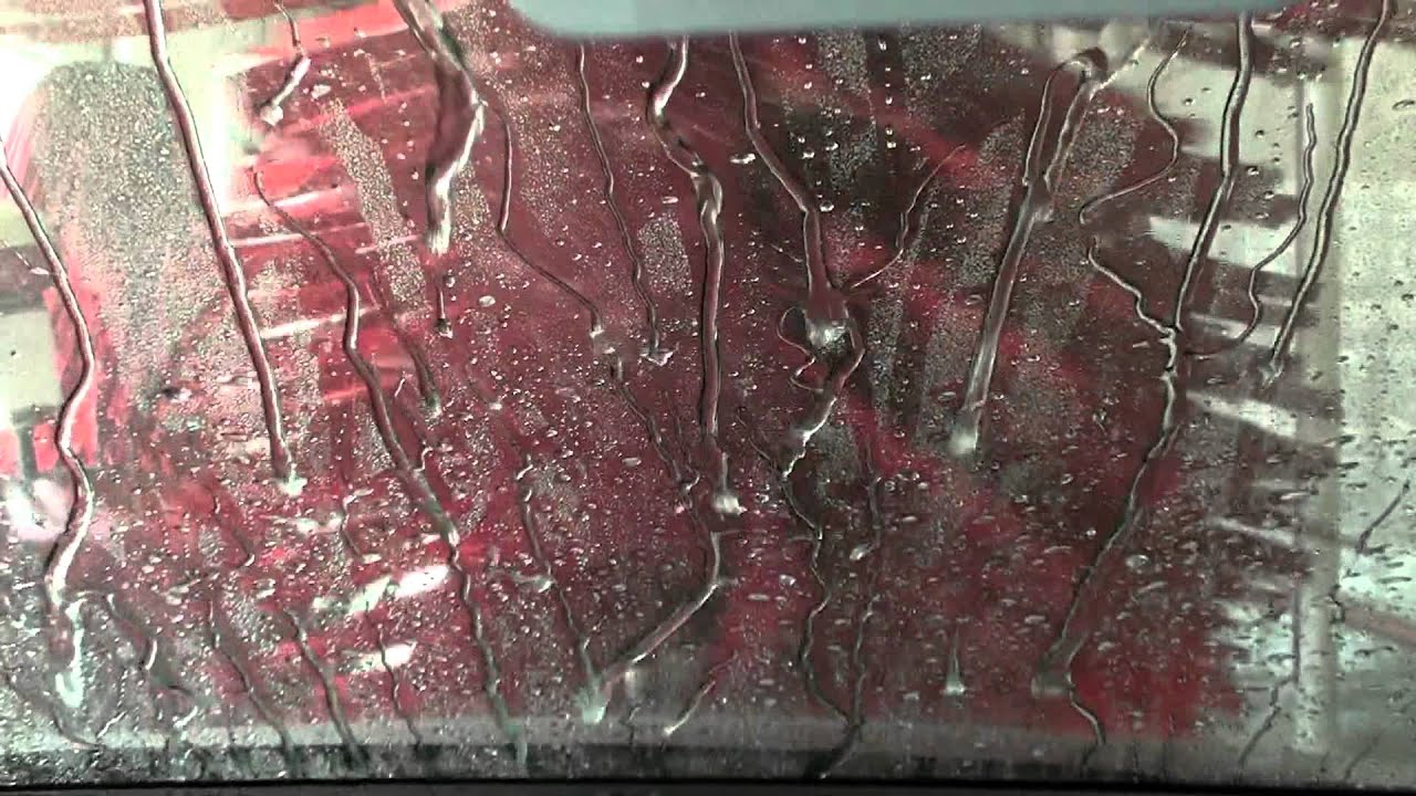 Going through Pioneer gas station clean express drive through soft cloth car wash with UltimateWash