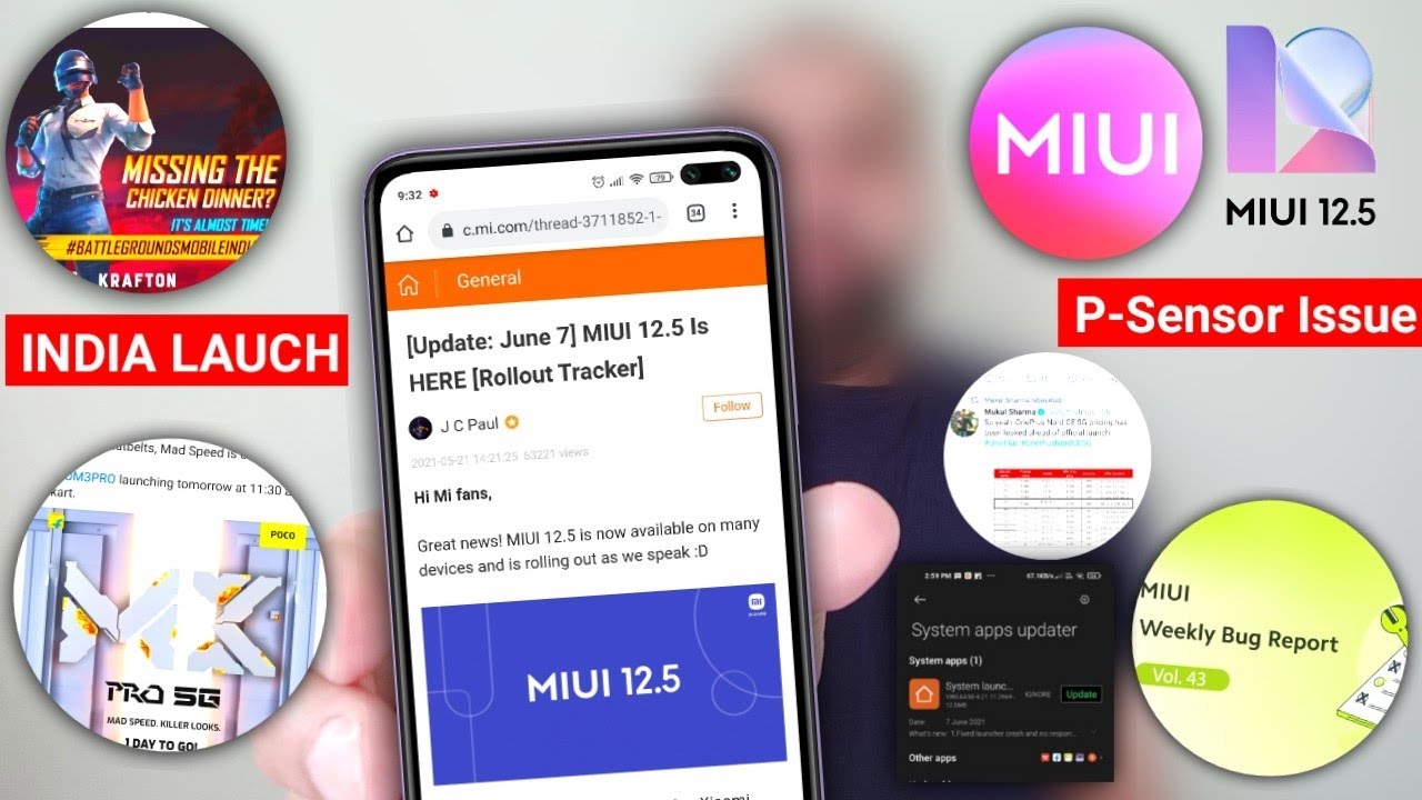 MIUI 12.5 UPDATE & TRACKER, MIUI 12.5 BUGS | MIUI 12 ANDROID 11 LAG | BGMI | ONEPLUS NORD CE, M3 PRO