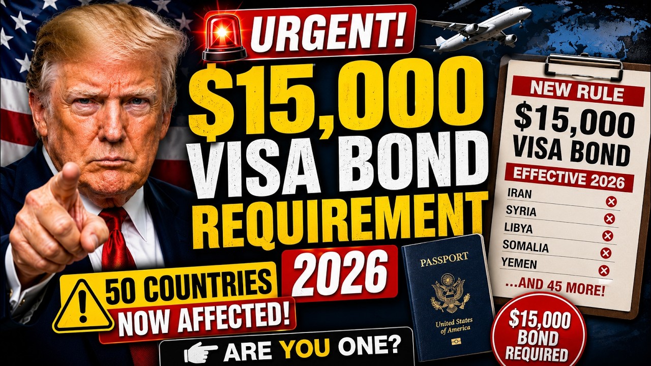 Требование о залоге в размере 15 000 долларов США для получения визы в 2026 году. 50 стран уже за...