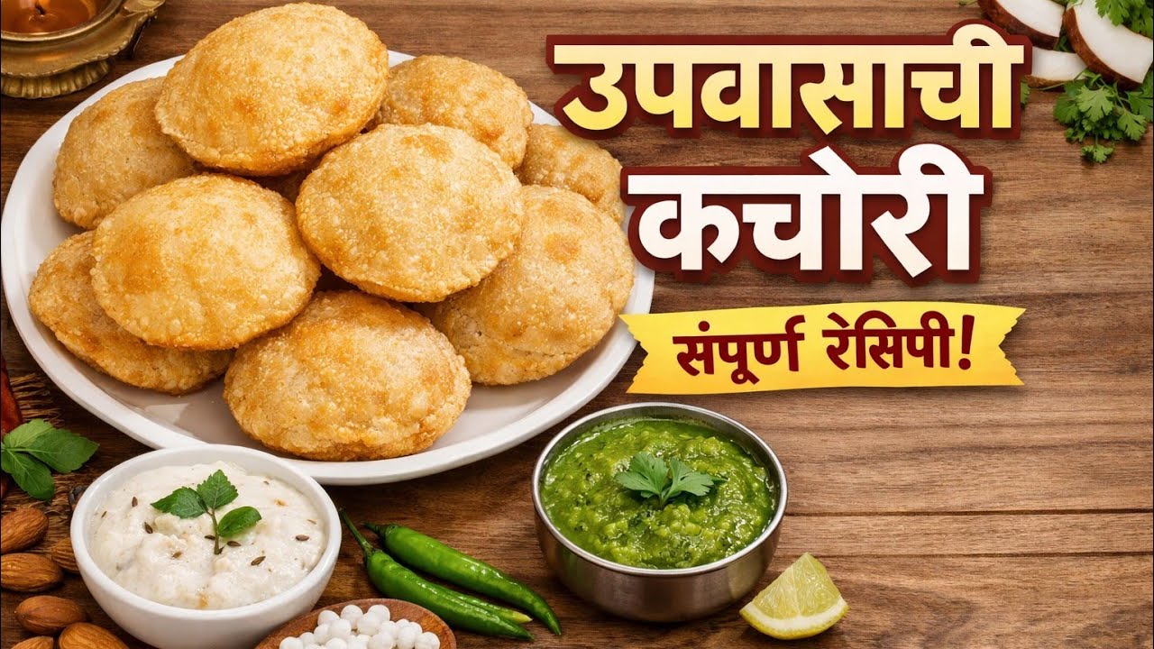 महाशिवरात्री स्पेशल-उपवासाची टेस्टी अणि कुरकुरीत कचोरी! Testi & Crispy fasting kachori#UniqueRecipe 