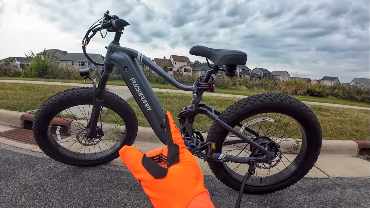 POV Ride To Coffee Shop Budget Dual Suspension E Bike! - Puckipuppy Boxer