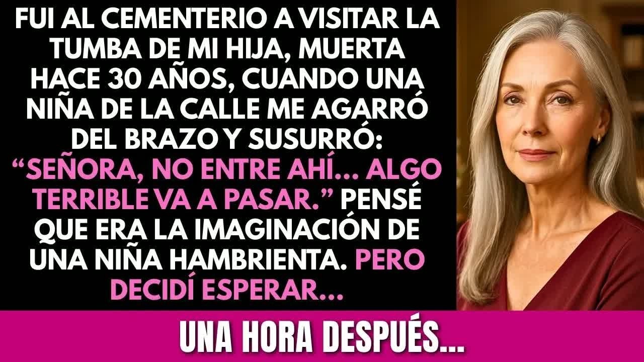 ＂No entre.. algo terrible va a pasar＂ dijo una niña de la calle. Decidí esperar. Una hora después...
