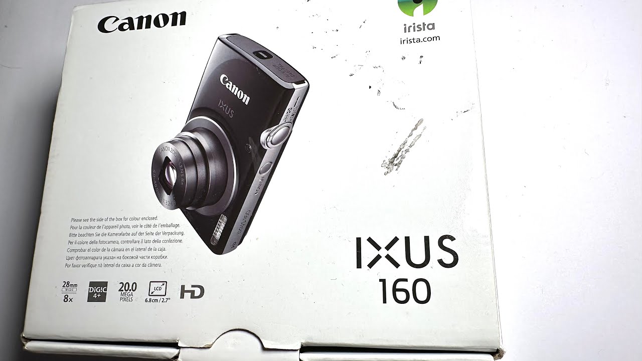 Canon IXUS 160 Digital Camera Unboxing