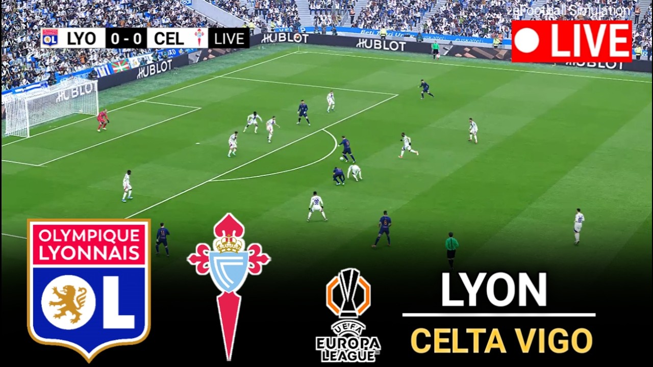 🔴LIVE- Lyon vs Celta Vigo l Europa League 2026 l eFootball Pes 21 Game Video Simulation