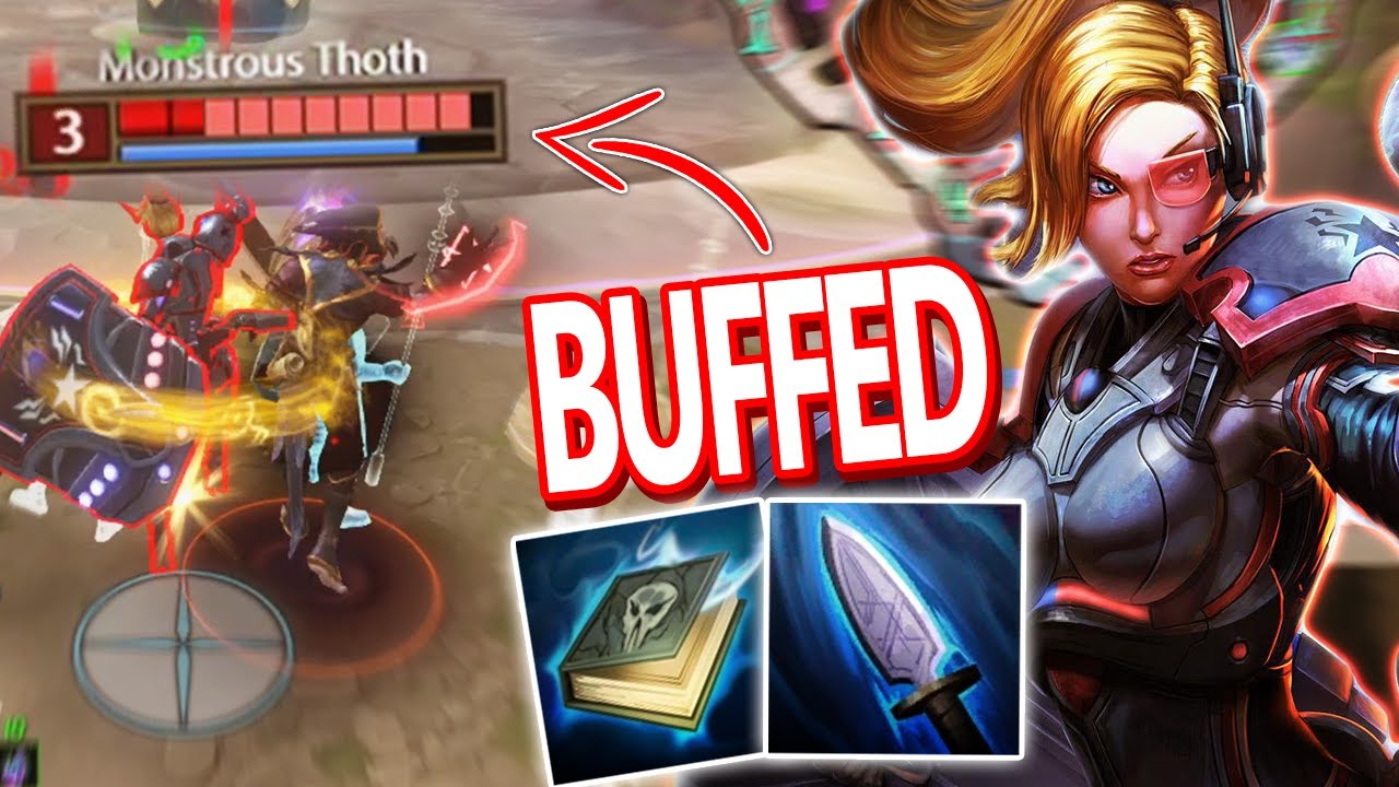 I Tried Out the NEW ATHENA Buffs in SMITE... SHE'S NUTS!