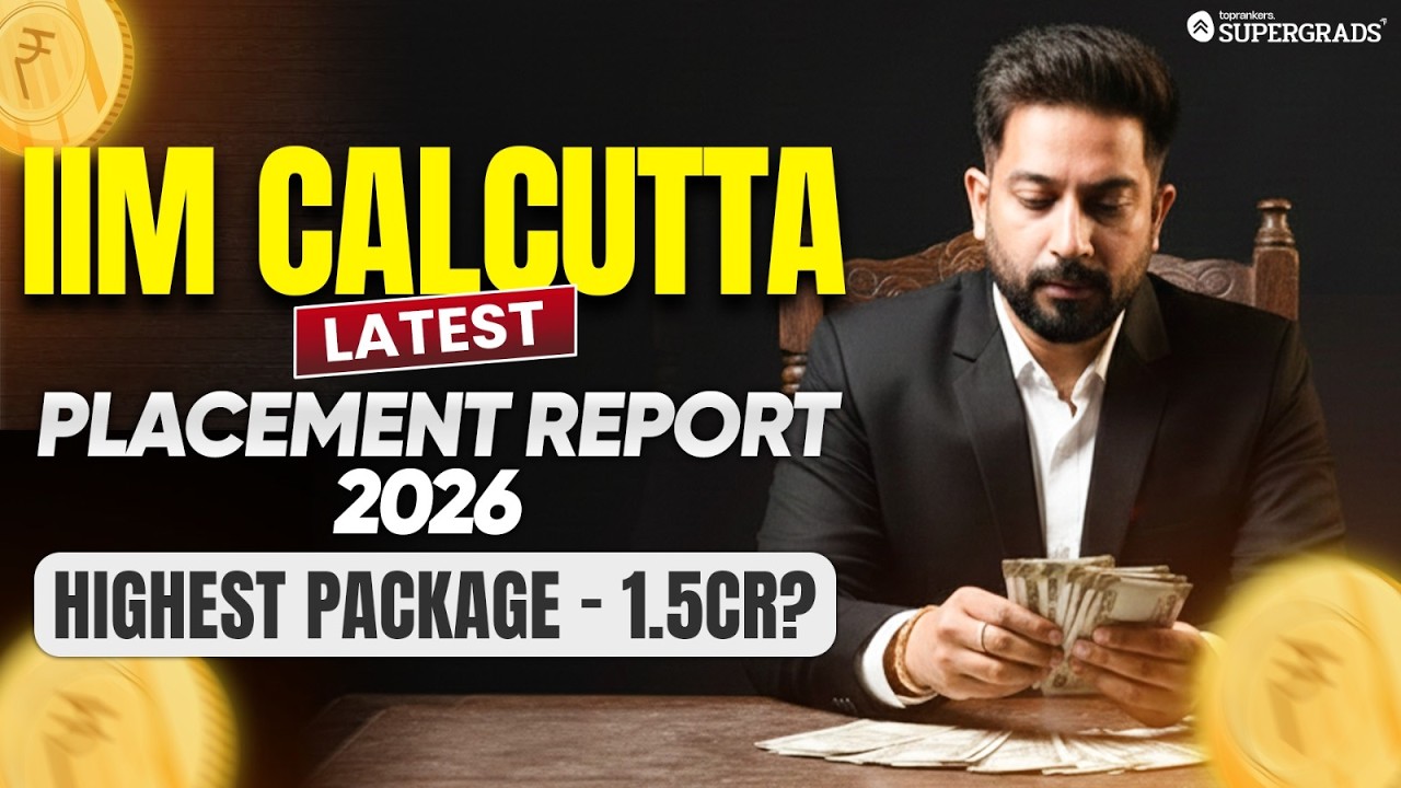 IIM Calcutta Released Placement Report for 2026 🚨 | Highest Package ₹1.5 Cr | Full Breakdown