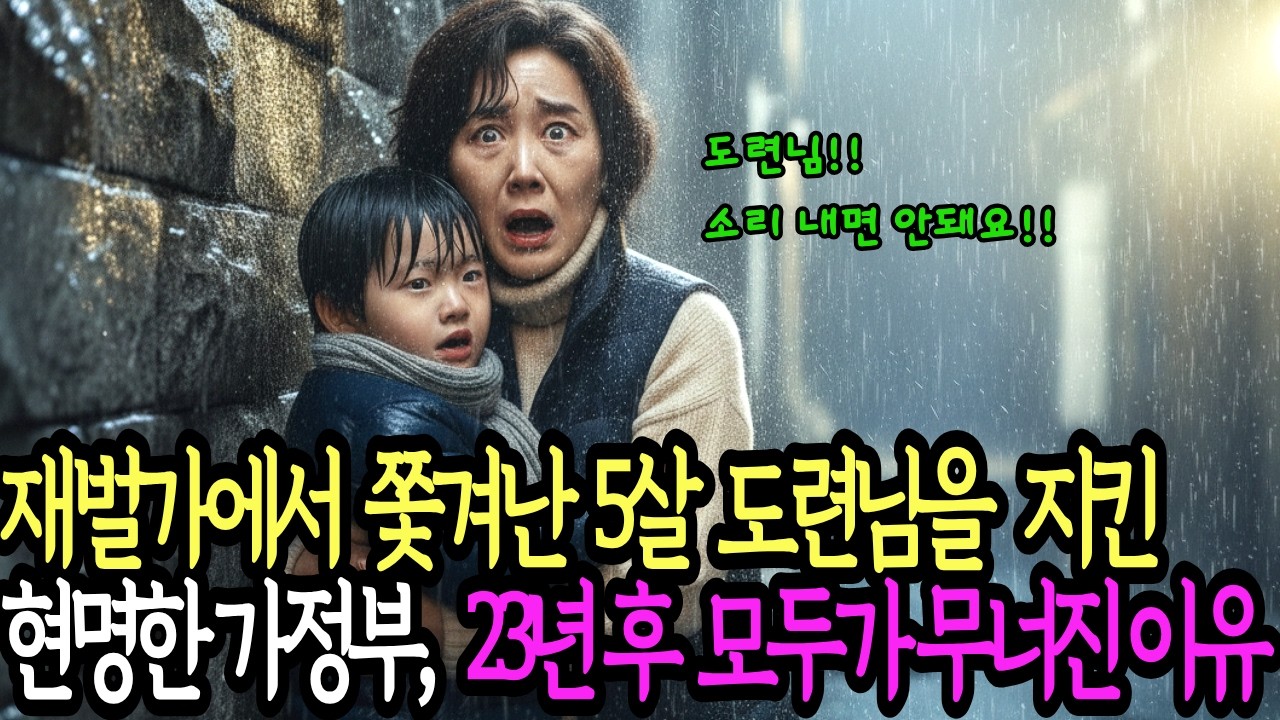 재벌가에서  쫓겨난  5살  도련님을  지킨 가정부,  23년 후 최후의 반전