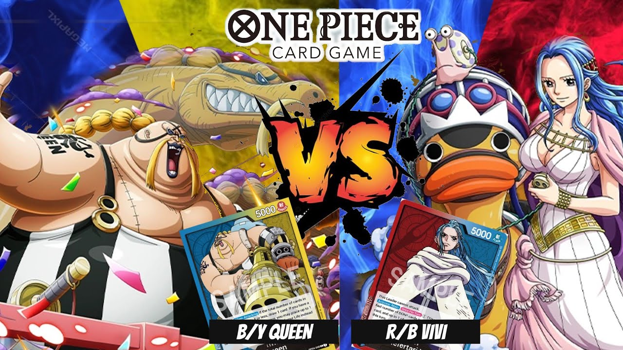 B/Y QUEEN DECK VS R/B VIVI OP04 - FOUND MY NEW MAIN ! 【OPTCGSIM ONLINE BATTLES】ONE PIECE CARD GAME