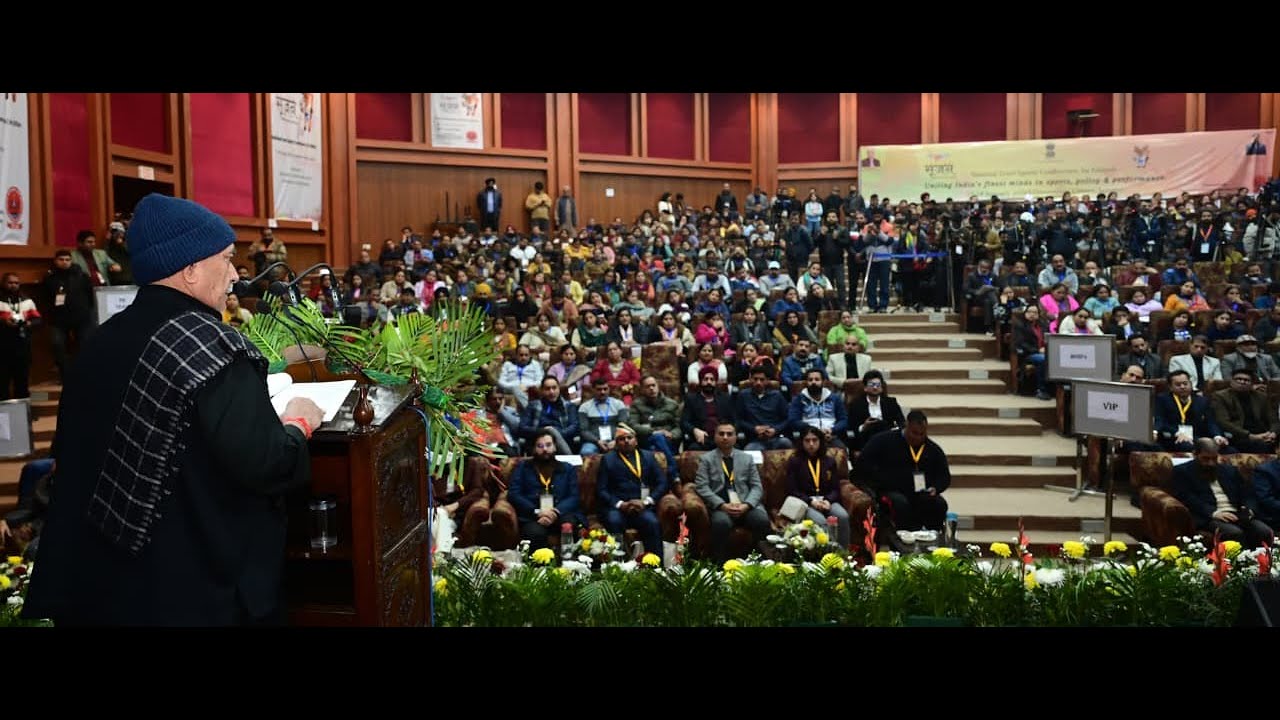 Lt Governor Manoj Sinha inaugurates two-day 'National Level Sports Conference' at Jammu