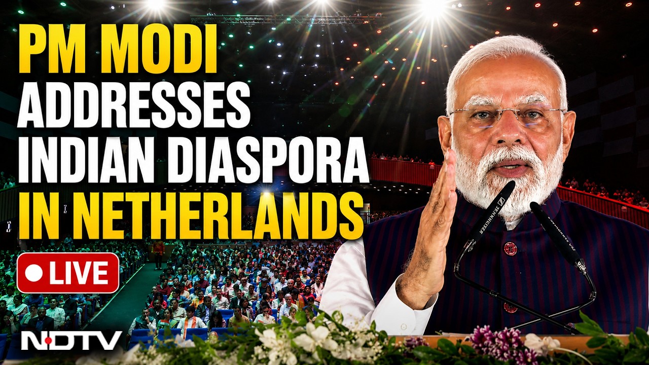 PM Modi LIVE | PM Modi In Netherlands | PM Modi Speech Today | PM Modi Addresses Indian Diaspora