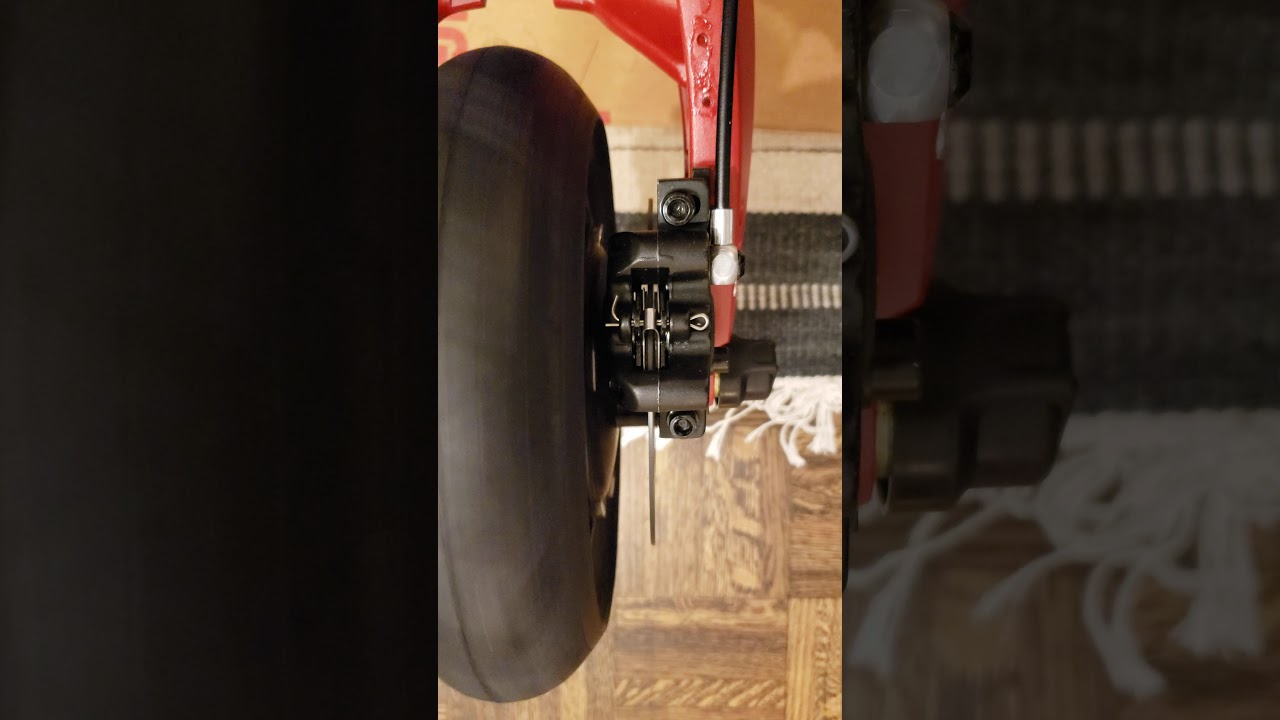 wheel wobble and brake rubbing noise