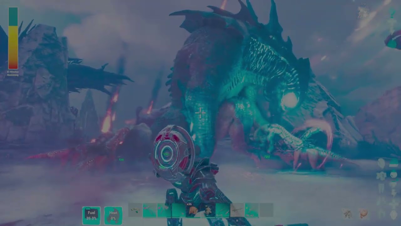 16 Dreadnoughtus and Jyandalf vs Beta King Titan
