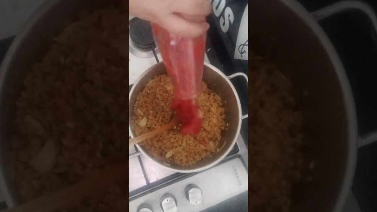 برغل سريع التحضير , برغل على الطريقة التركية. Borg&ouml;l, t&uuml;rkisch borgel