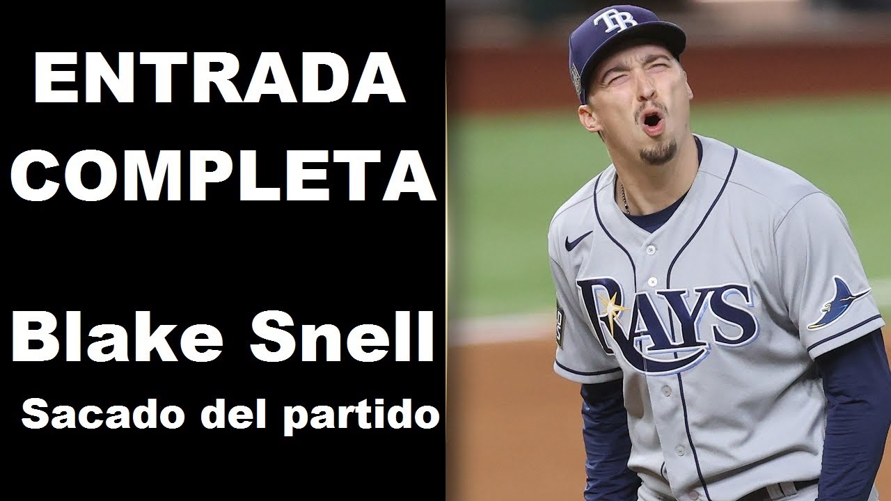 6ta. Entrada completa (Juego 6) Snell es sacado del partido - Rays vs Dodgers - Serie Mundial 2020