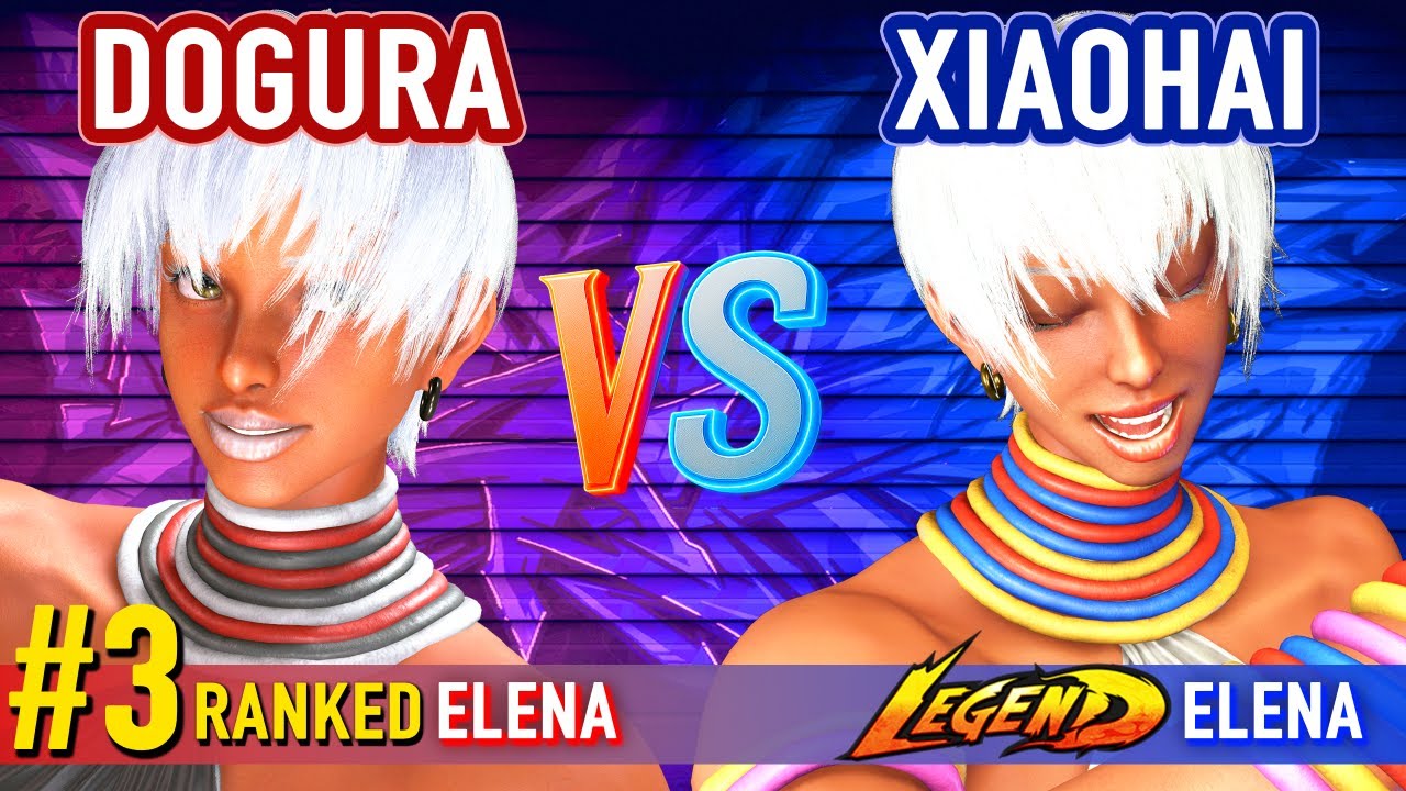 SF6 ▰ DOGURA (#3 Ranked Elena) vs XIAOHAI (Elena) ▰ High Level Gameplay