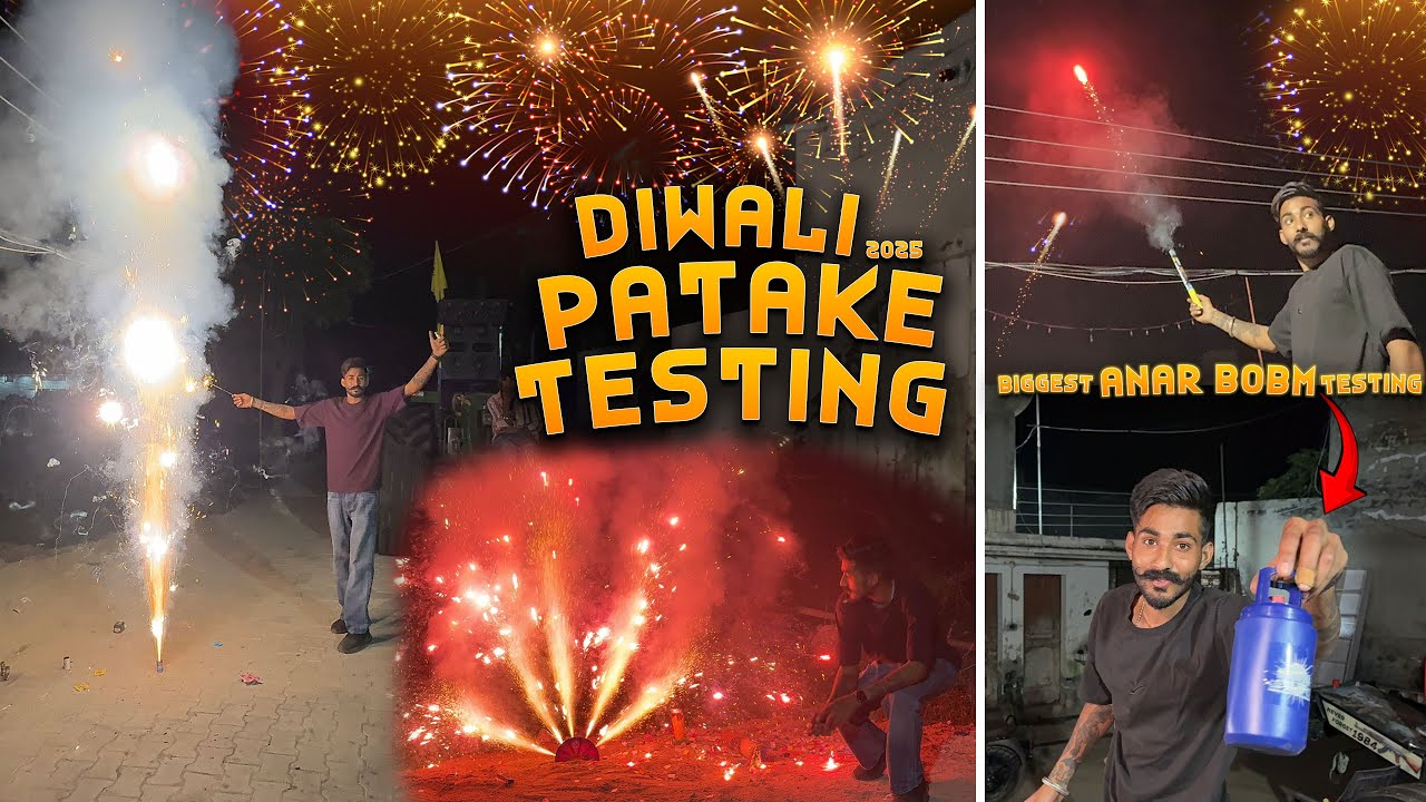Biggest Diwali Patake Stash Testing 2025🔥| Big Anar 🎇 angry Bird ￼Bomb 🔥| Lucky Goldsmith 