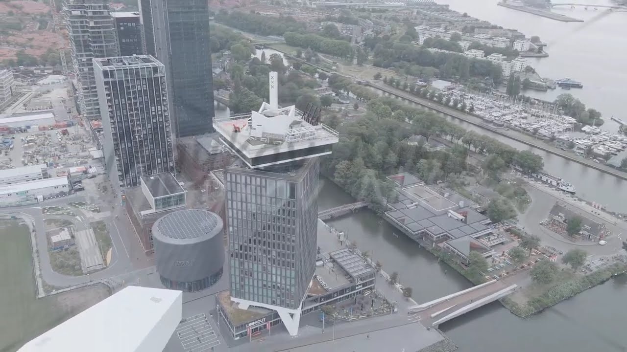 A-Log. Amsterdam, Netherlands. ADAM Toren is the most fashionable tower in Amsterdam. It is locat...