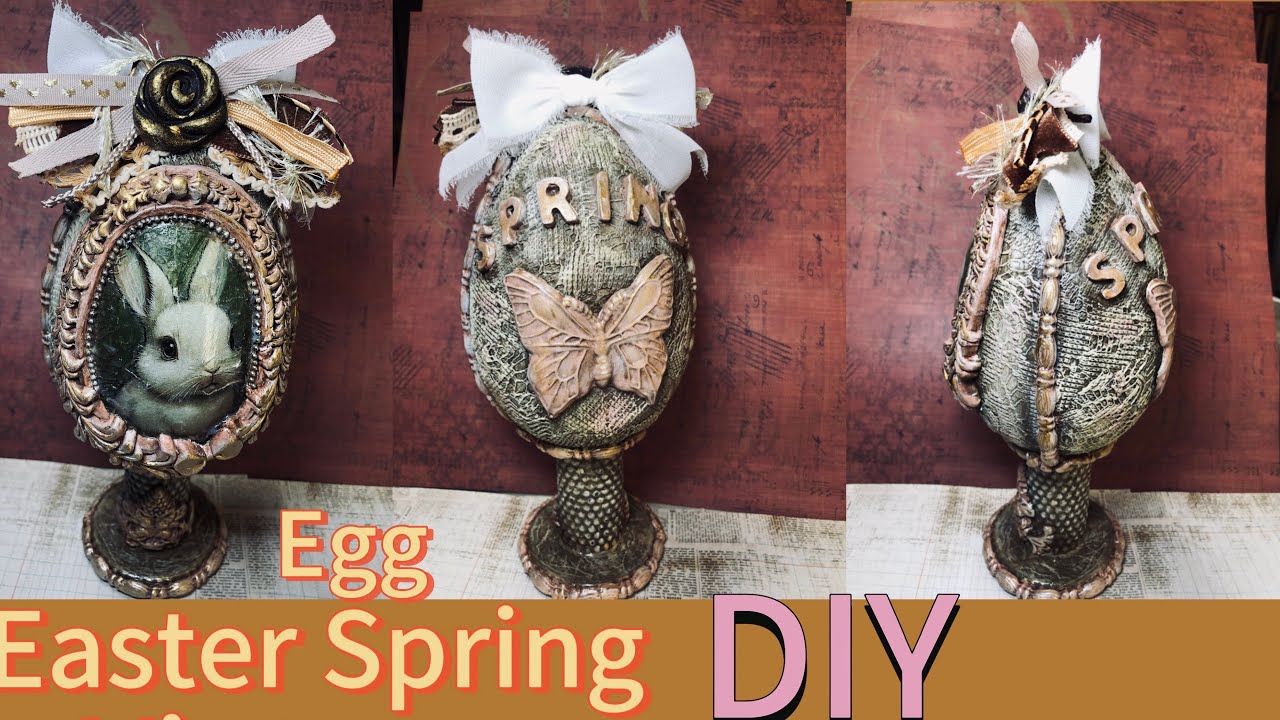 Easter egg  #vintage  #spring  huevo de pascua vintage primavera 