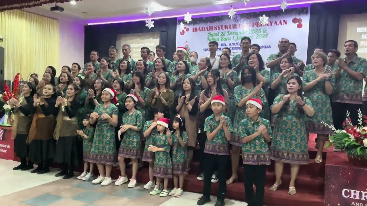 SAMBUTLAH DIA || KESAKSIAN PUJIAN DI NATAL KELOMPOK DOA ANUGERAH || GKII GUNCER SAMARINDA