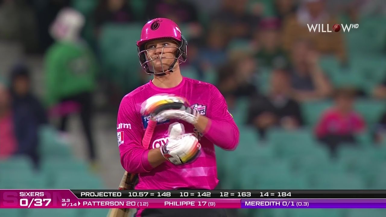 Josh Philippe 43 runs vs Hobart Hurricanes| 11th Match - Sydney Sixers vs Hobart Hurricanes