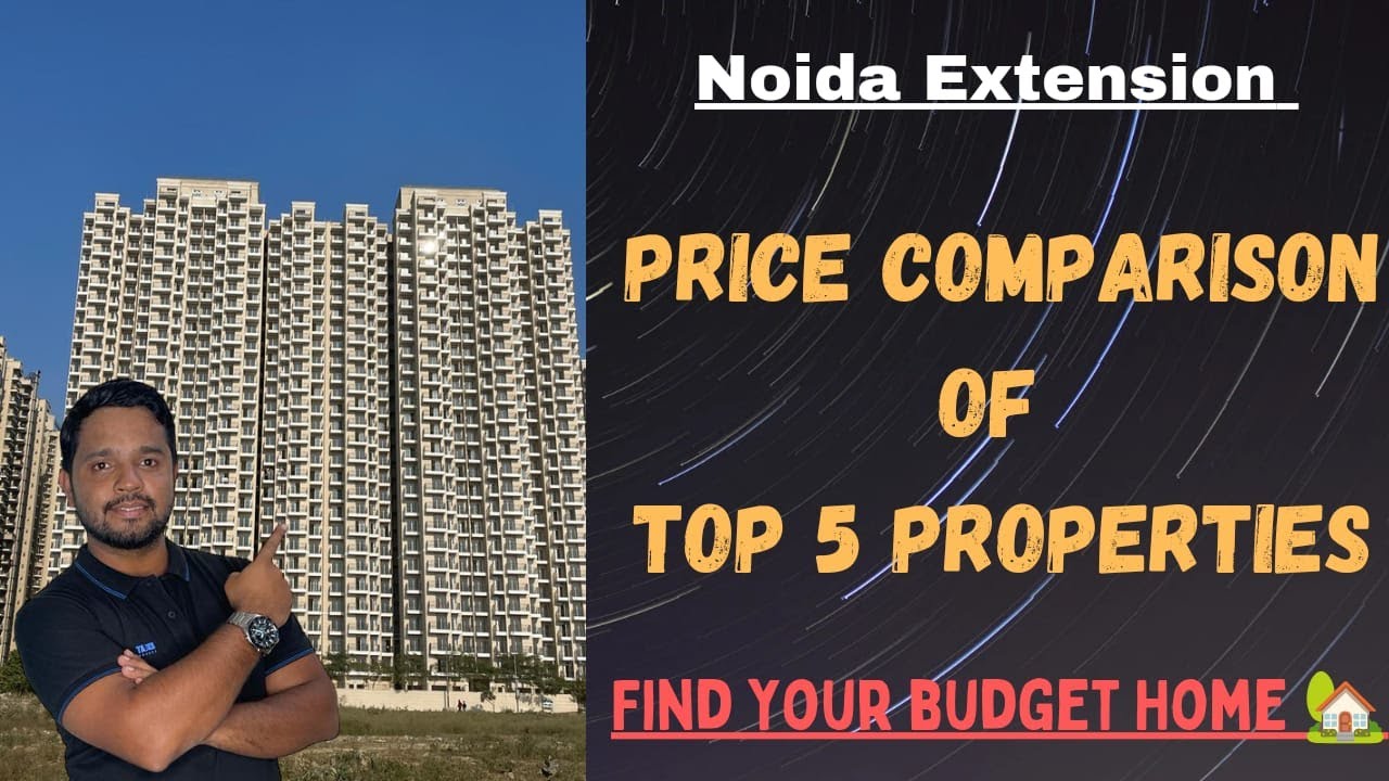 Price comparison of 5 best projects in Noida extension| most Expensive and Most affordable project ?