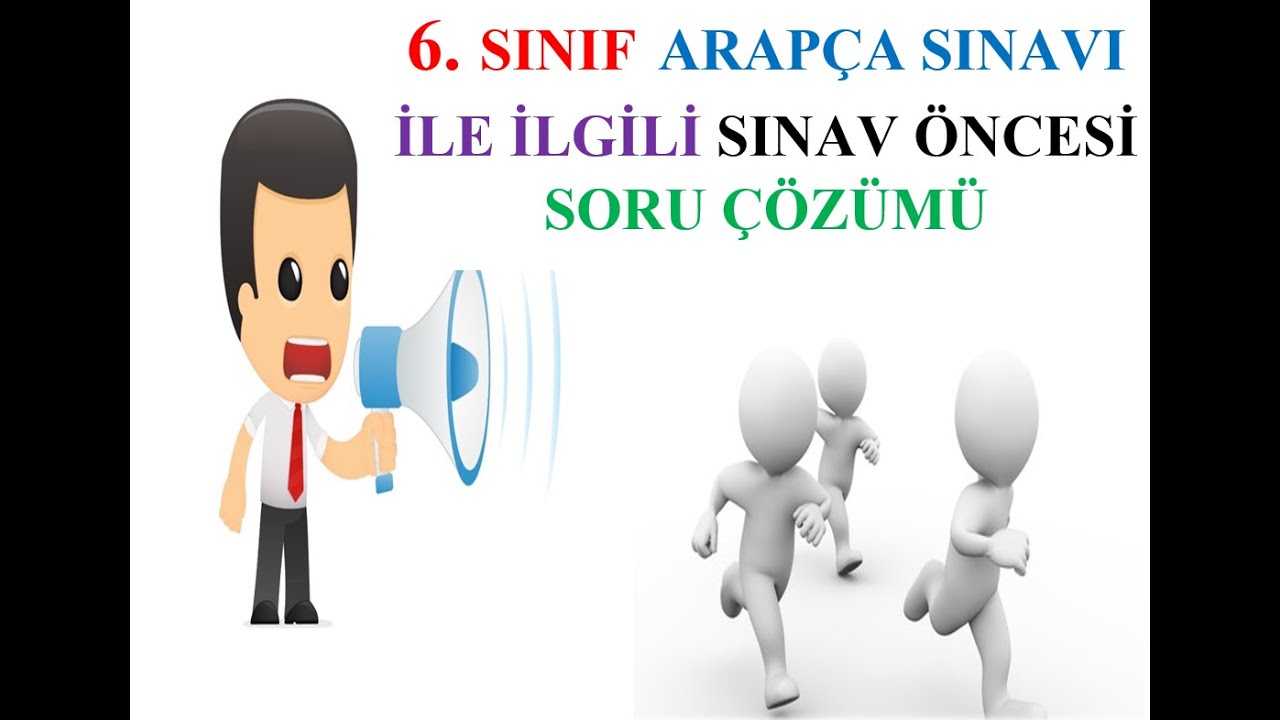 İHO #6.SINIF ARAPÇA DERSİ SINAV ÖNCESİ SORU ÇÖZÜMÜ (TAMAMI)