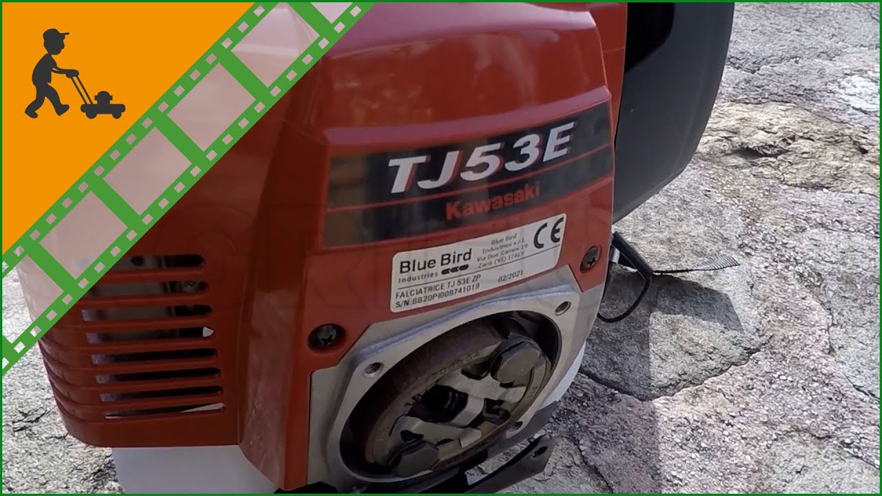 Decespugliatore a zaino professionale con motore Kawasaki TJ 53 E ZP: montaggio del prodotto