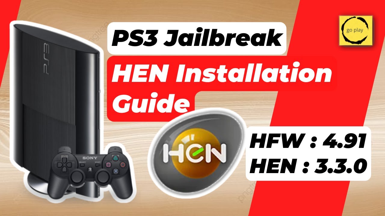 PS3 Jailbreak HEN Tutorial – Play Backup Games & Homebrew Apps Easily!