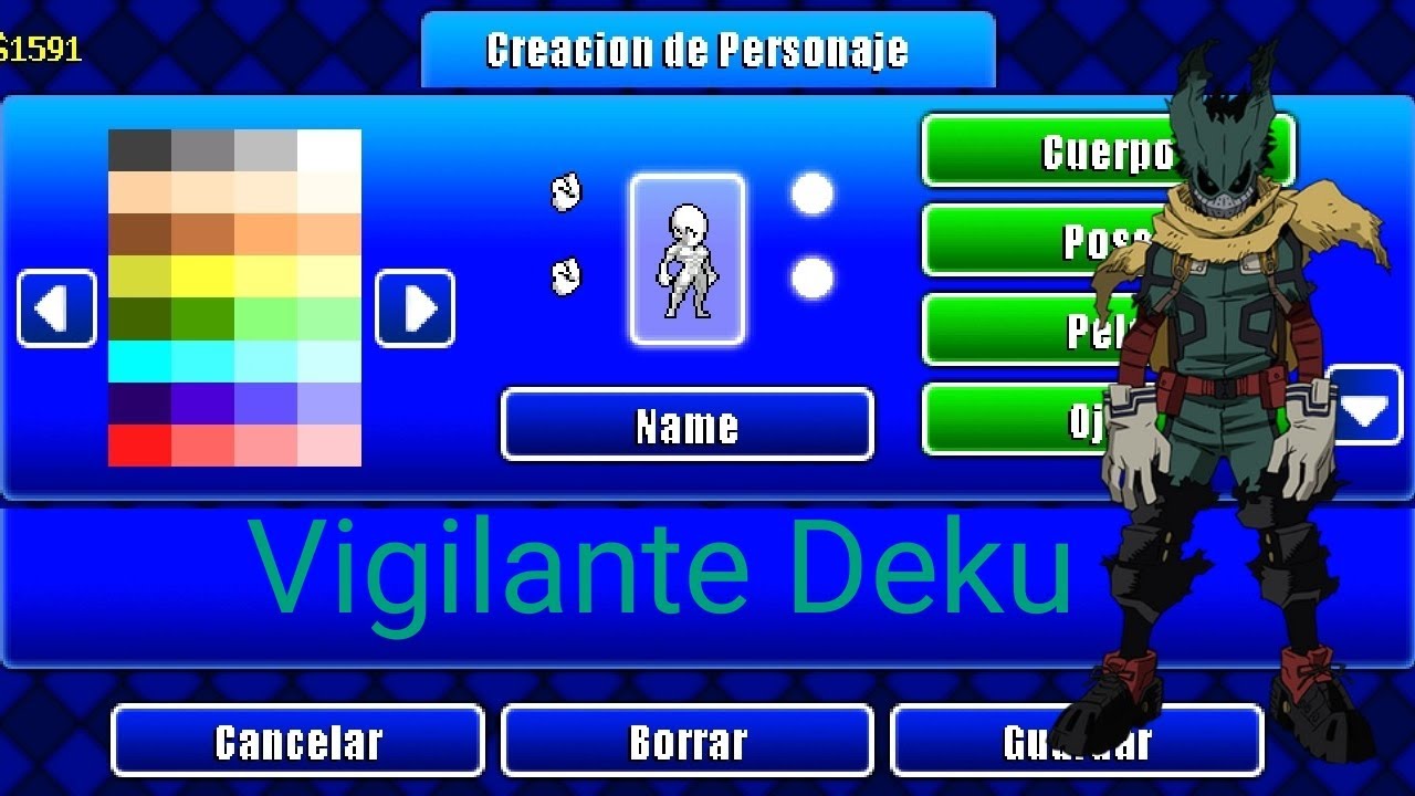 Vigilante Deku Tutorial In Warriors Of The Universe