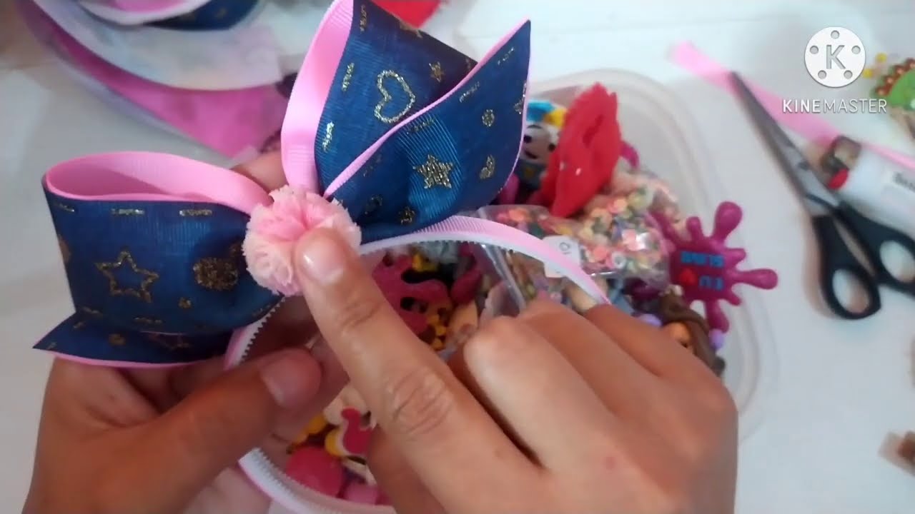LAÇO EM PÉ NA TIARA - PASSO A PASSO PARA INICIANTES 💜