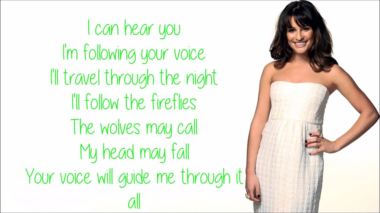 To Find You - Lea Michele lyrics!