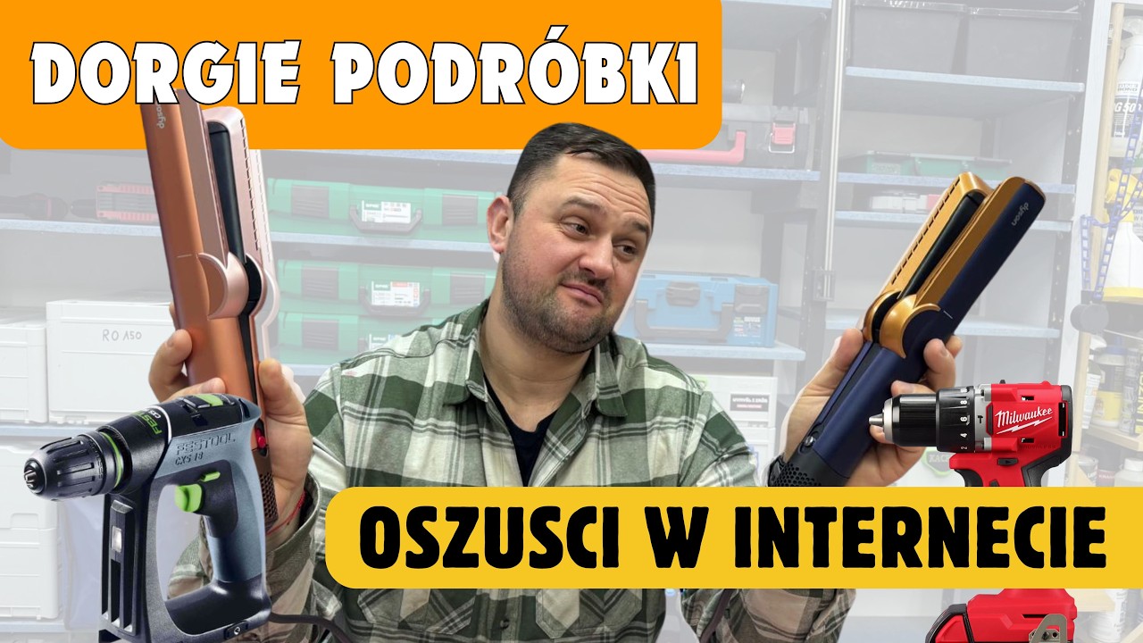Podrabiany Dyson nieoryginalne Milwaukee Festool oszuści w internecie Allegro OLX  