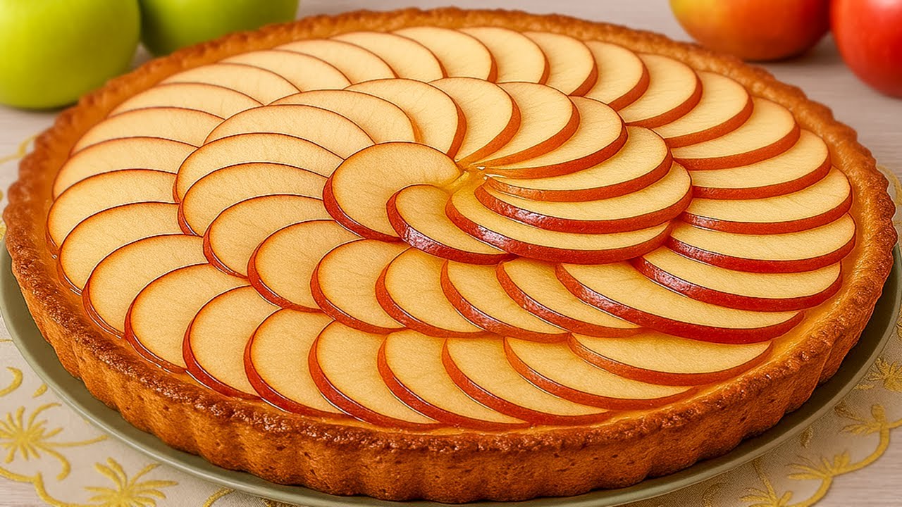 Лучший рецепт французского яблочного 🍎🍏 пирога — ваши гости будут в восторге!