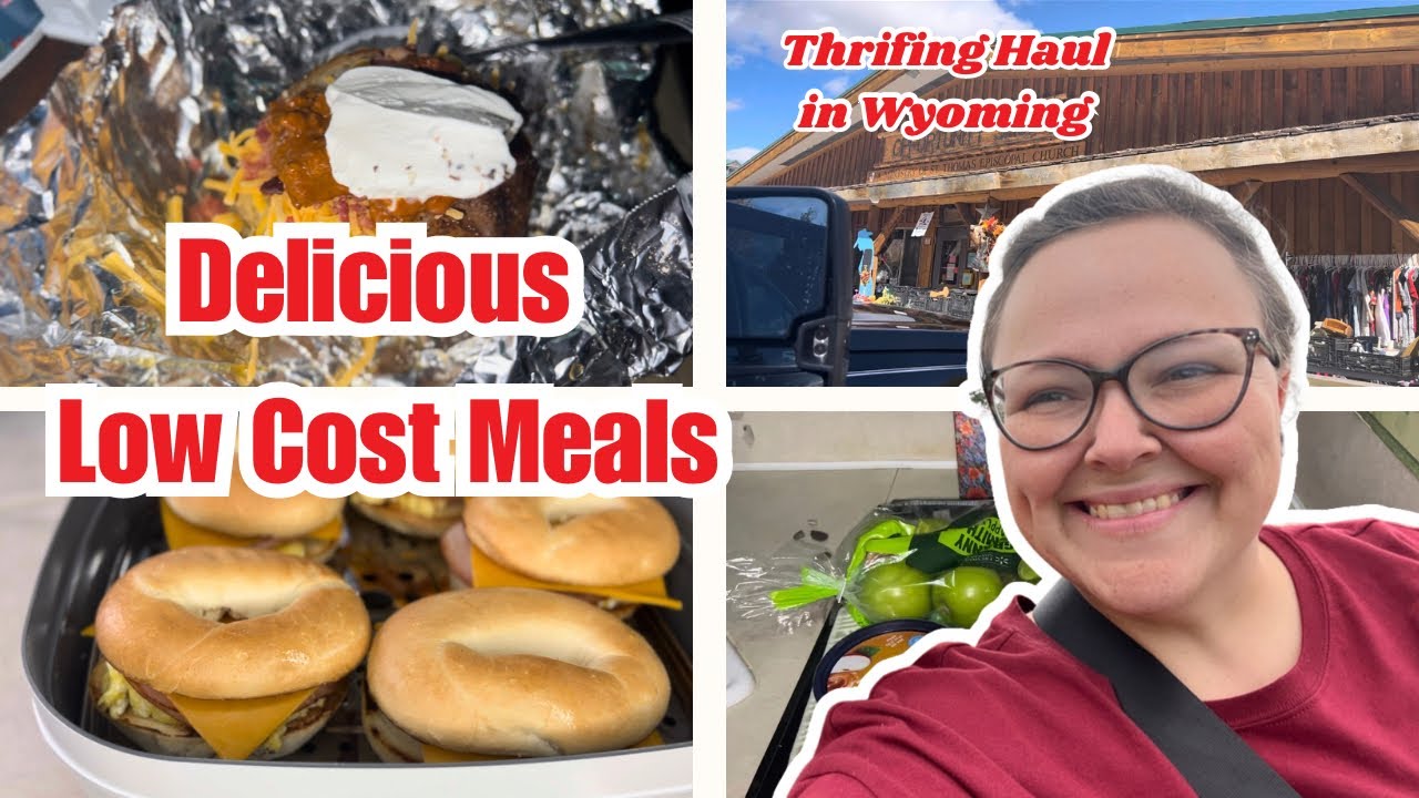 Easy & Low Cost Meals For My Family Of 5 || Thrifting Haul in Wyoming