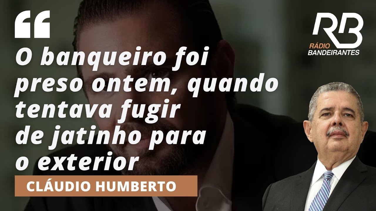 Cl&aacute;udio Humberto: PF prende Daniel Vorcaro, CEO do Banco Master | Jornal Gente