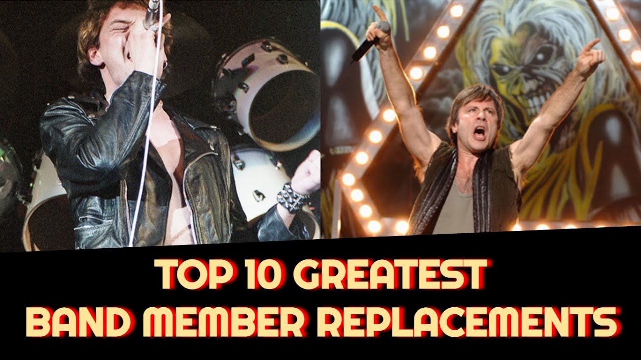 10 Greatest BAND MEMBER REPLACEMENTS In Rock & Metal History