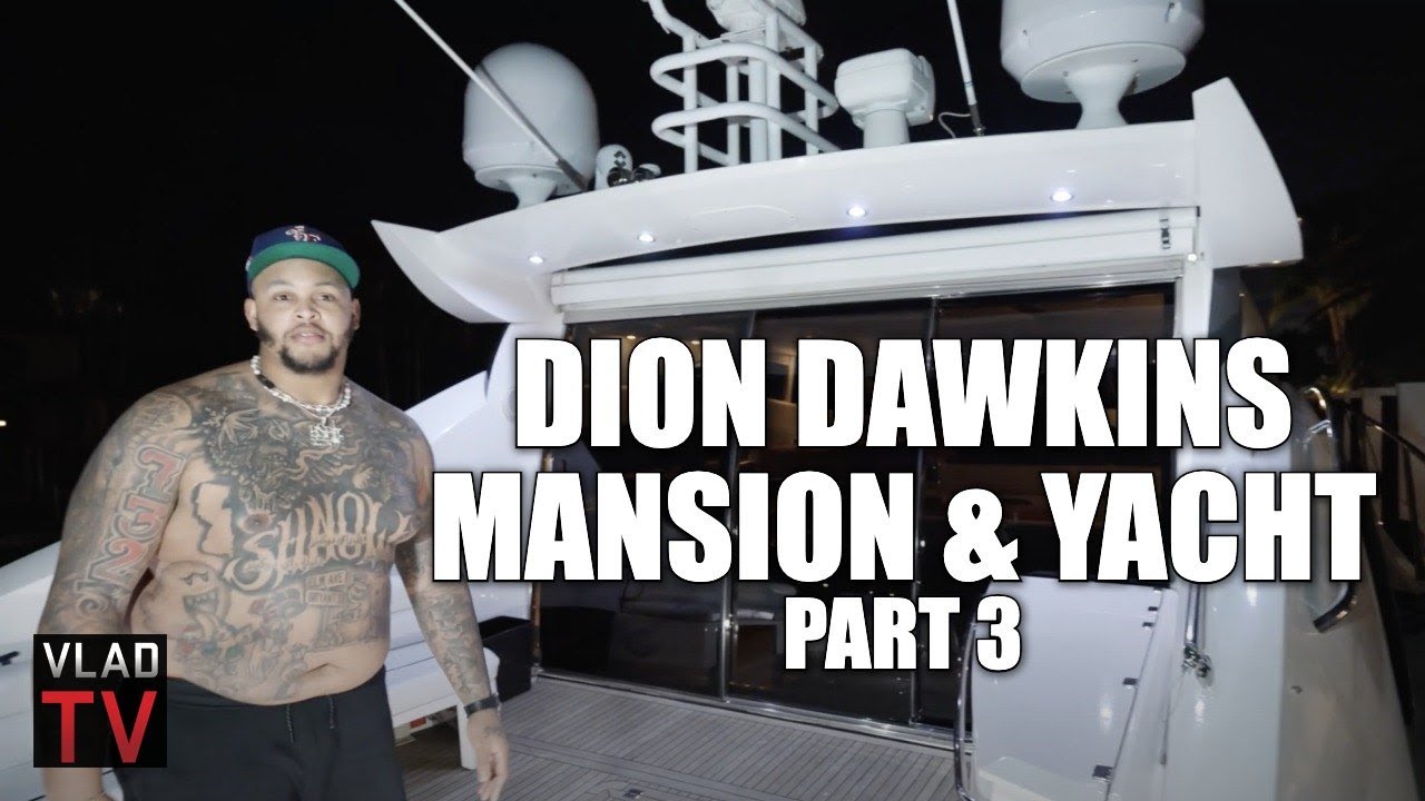 Dion Dawkins Shows His $1M Yacht, Docked Behind His $18M Mansion (Part 3)
