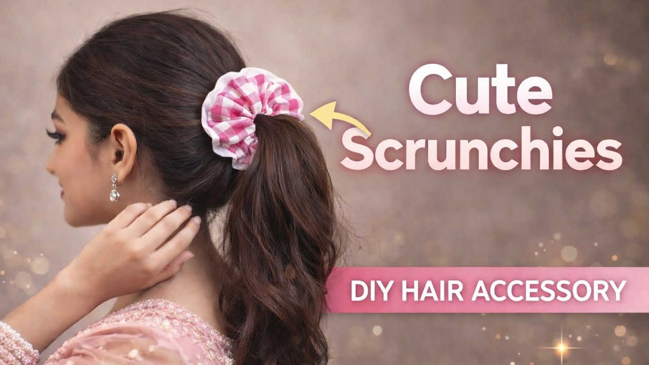 How to Make Cute Scrunchies at Home | DIY Scrunchies | Rabiya Boutique