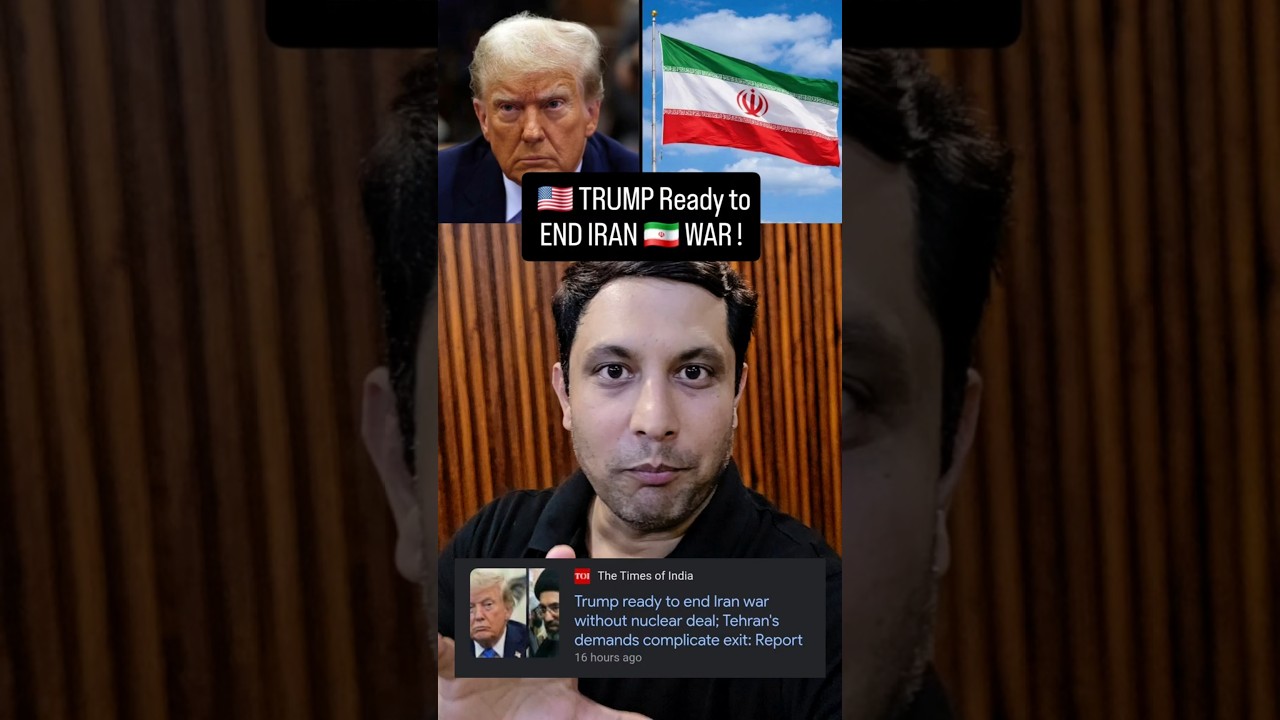 BIG NEWS: IS TRUMP READY TO END THE IRAN WAR?