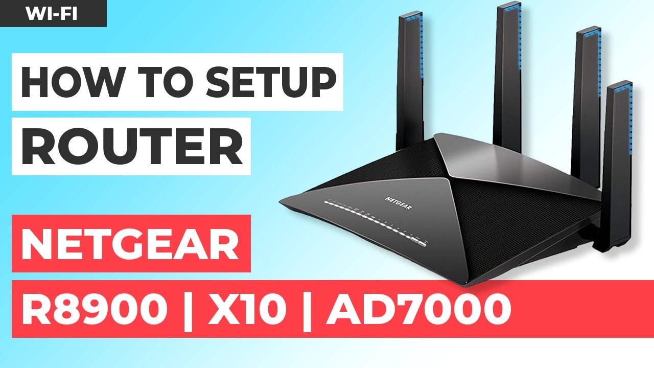 ✅ How to Setup NETGEAR Nighthawk R8900 | NETGEAR Nighthawk X10 AD7000 Smart WiFi Router