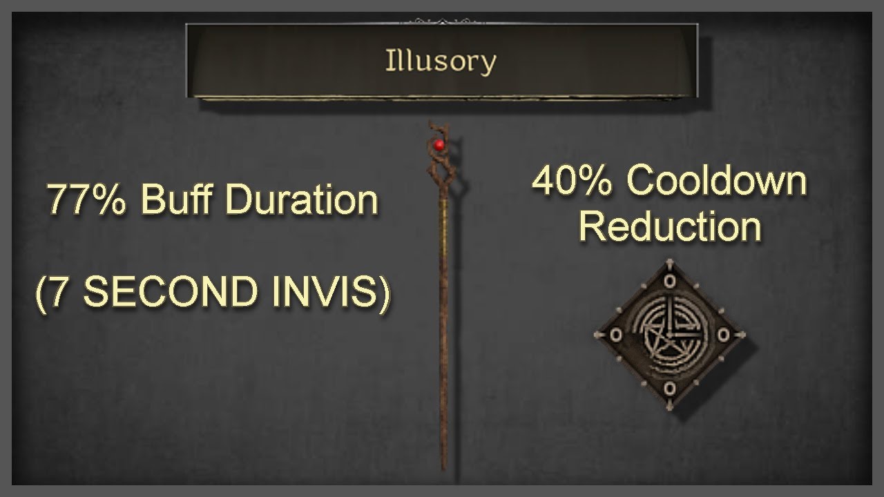 I ran Illusory on SORCERER with the new buff...