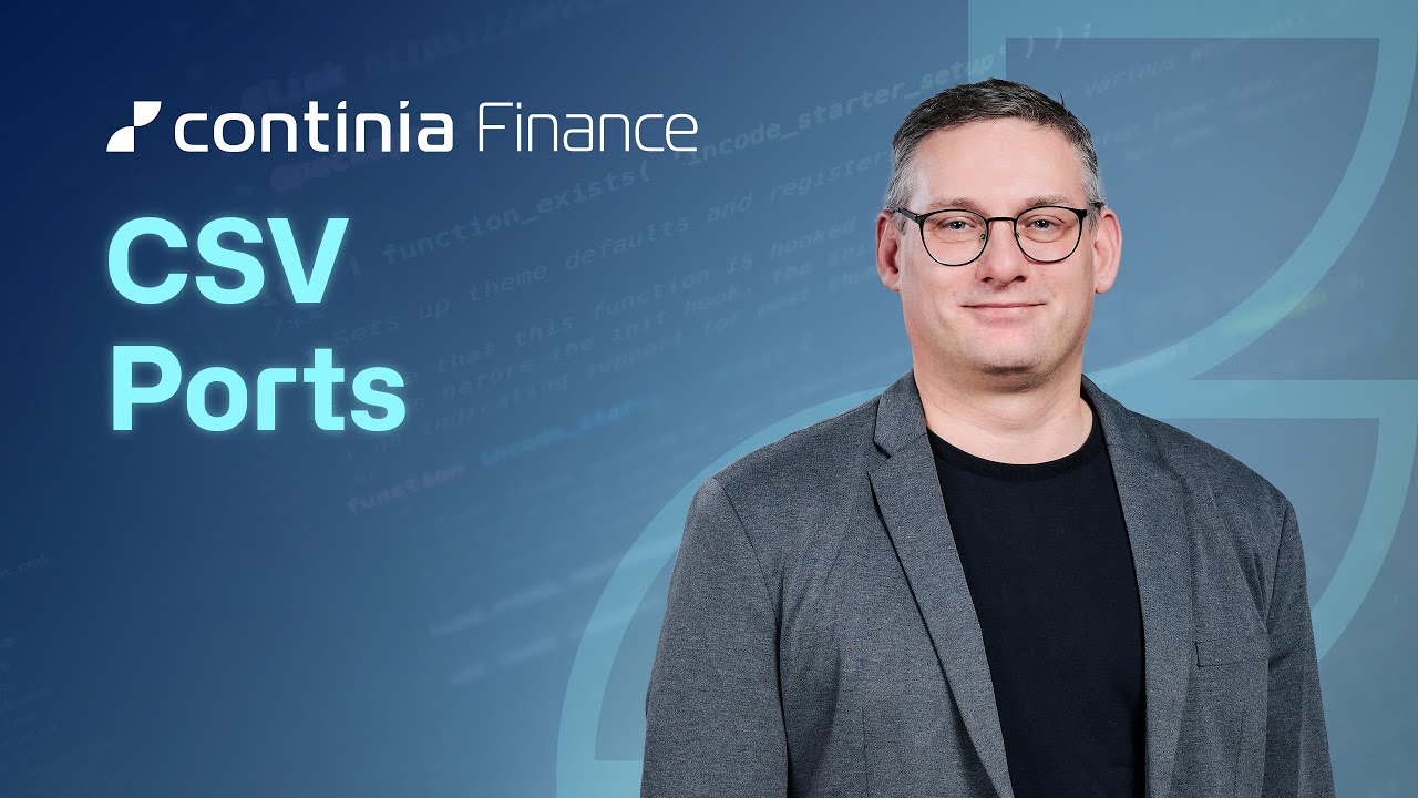 Continia Finance, Essential Module - CSV Ports
