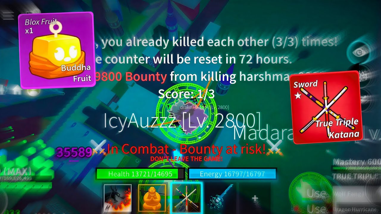 I Soloed 💯 Whole Server 💀 With This Crazy Buddha Build 🔥 | Blox Fruits PvP Roblox 