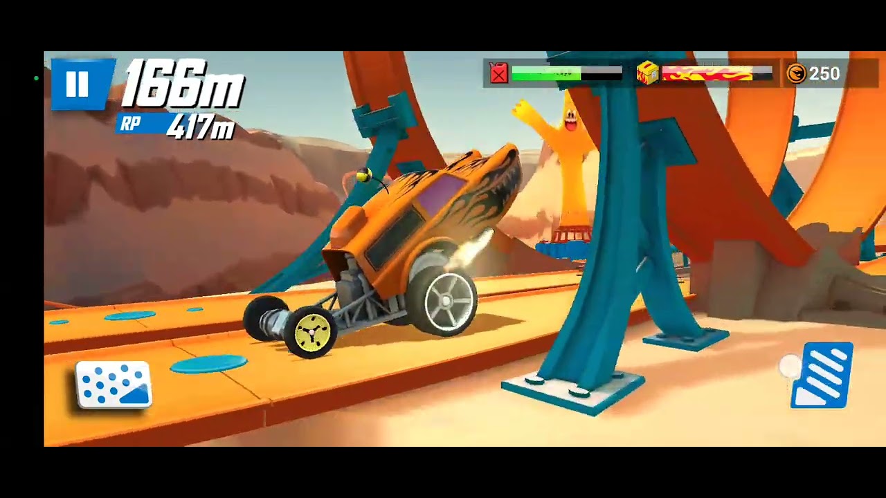 Jugando hot wheels race off después de 8 días parte 2