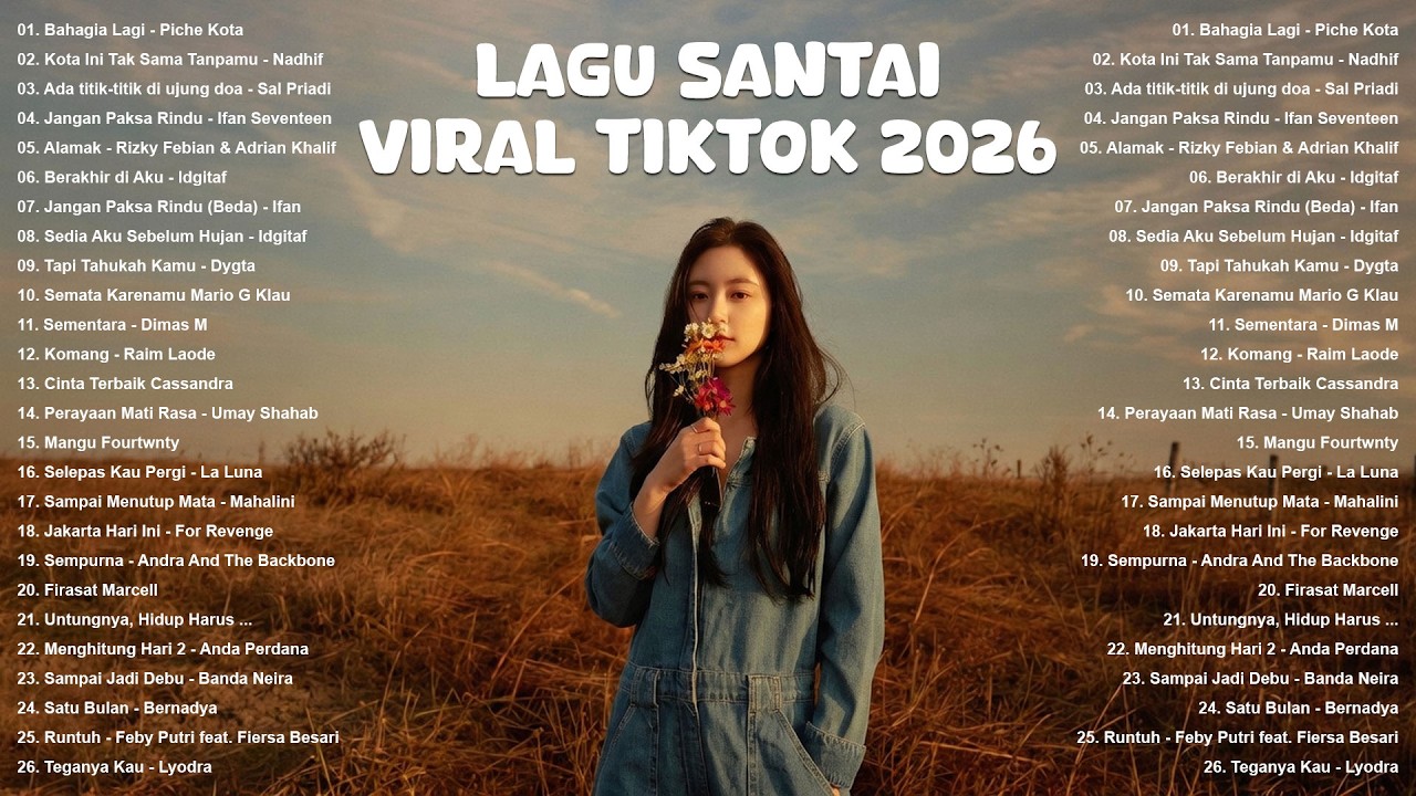 Lagu Santai Viral Tiktok 2026 — Lagu Pop Indonesia Terbaru | Bahagia Lagi, Kota Ini Tak Sama Tanpamu