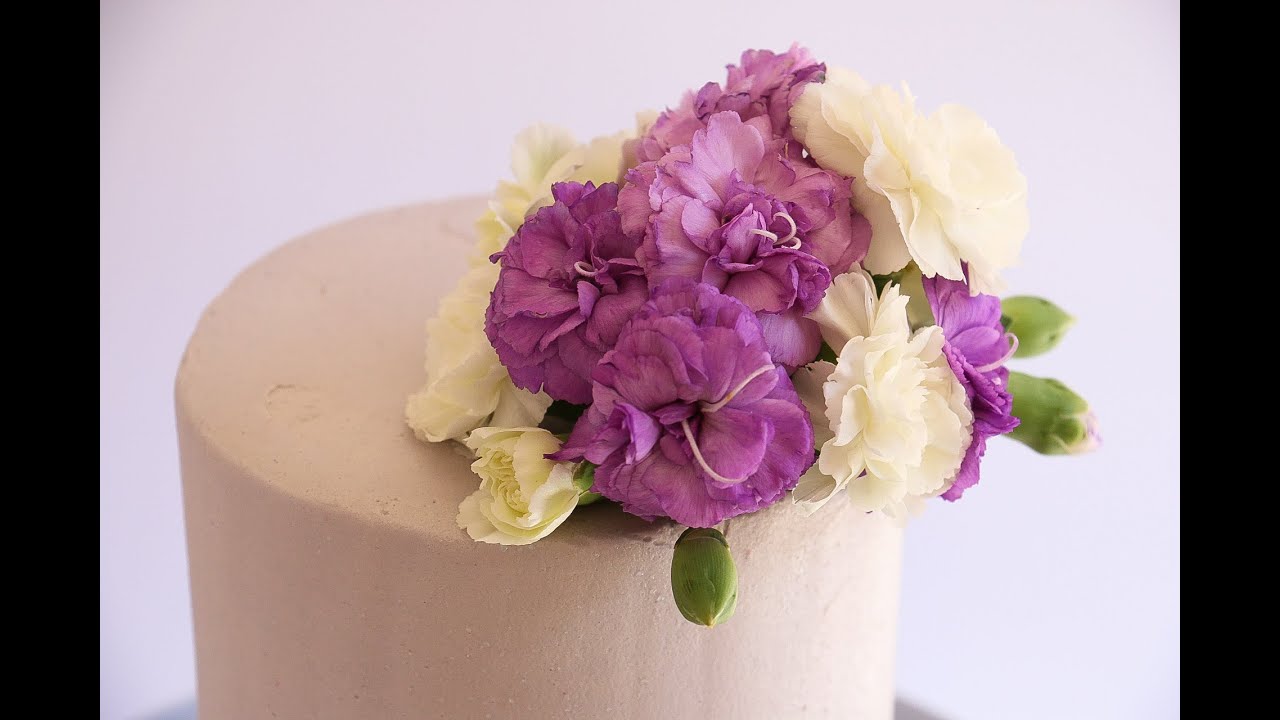 How To Make Floral Bouquet In A Food Safe Way- Rosie's Dessert Spot