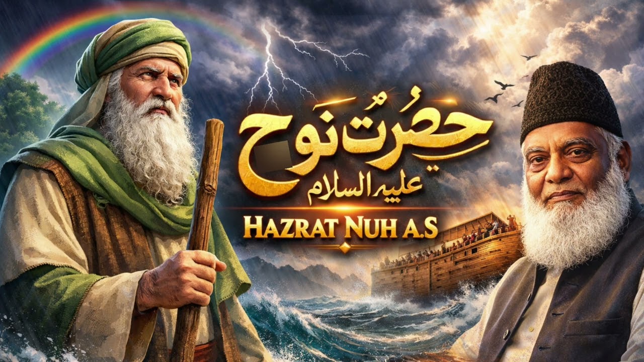 Lessons from the Life of Prophet Nuh (AS)||Dr Israr Ahmad ,,The Story of Prophet Nuh (AS) 