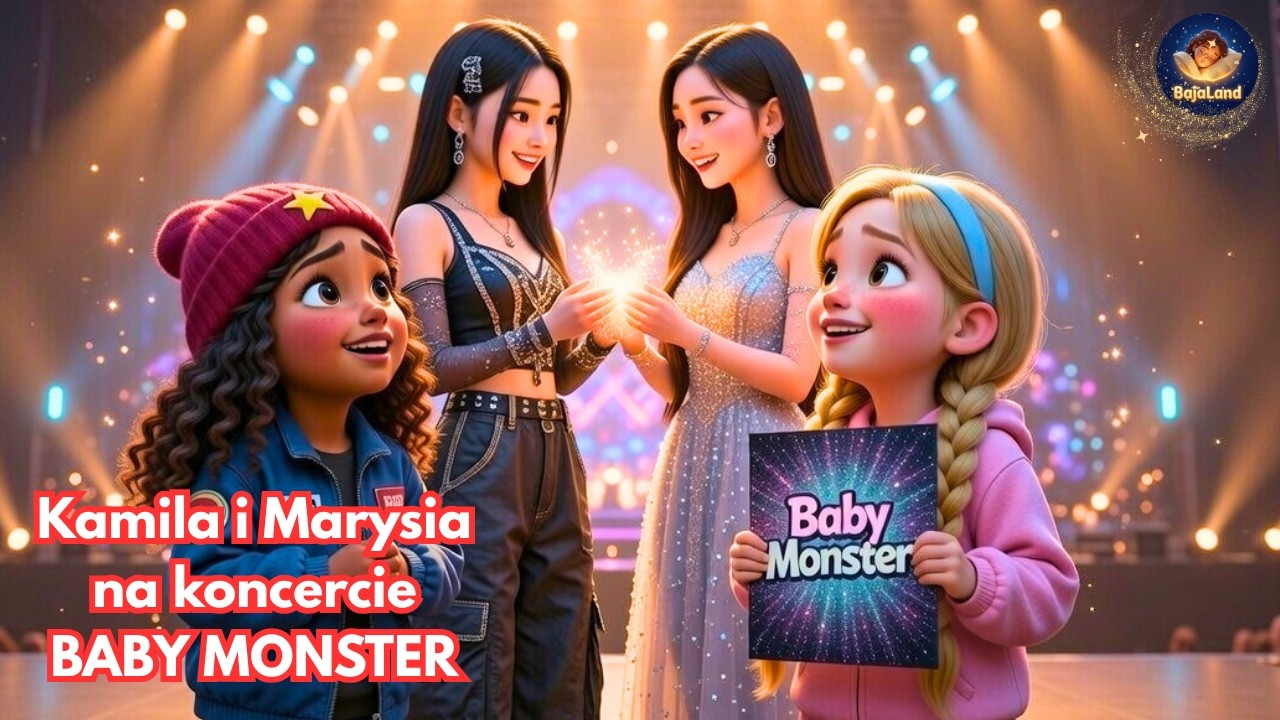 Kamila i Marysia na koncercie Baby Monster. Bajka do słuchania dla dzieci 