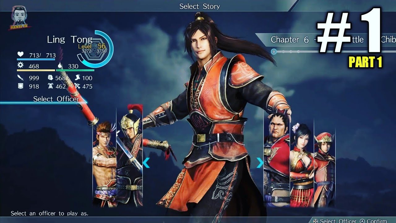 Dynasty Warriors 9 | Gameplay Walkthrough story Ling Tong Chapter 1 - part 1