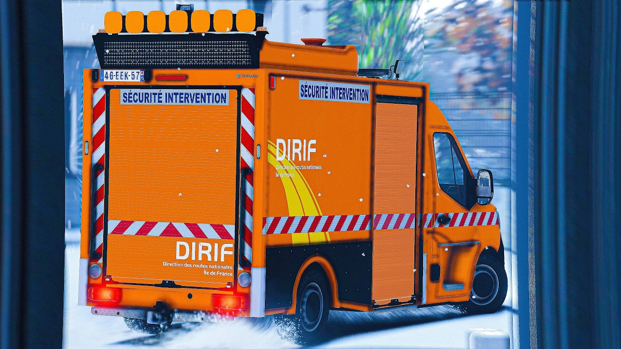 Patrouille et intervention sous la neige avec la DIR | GTA 5 RP